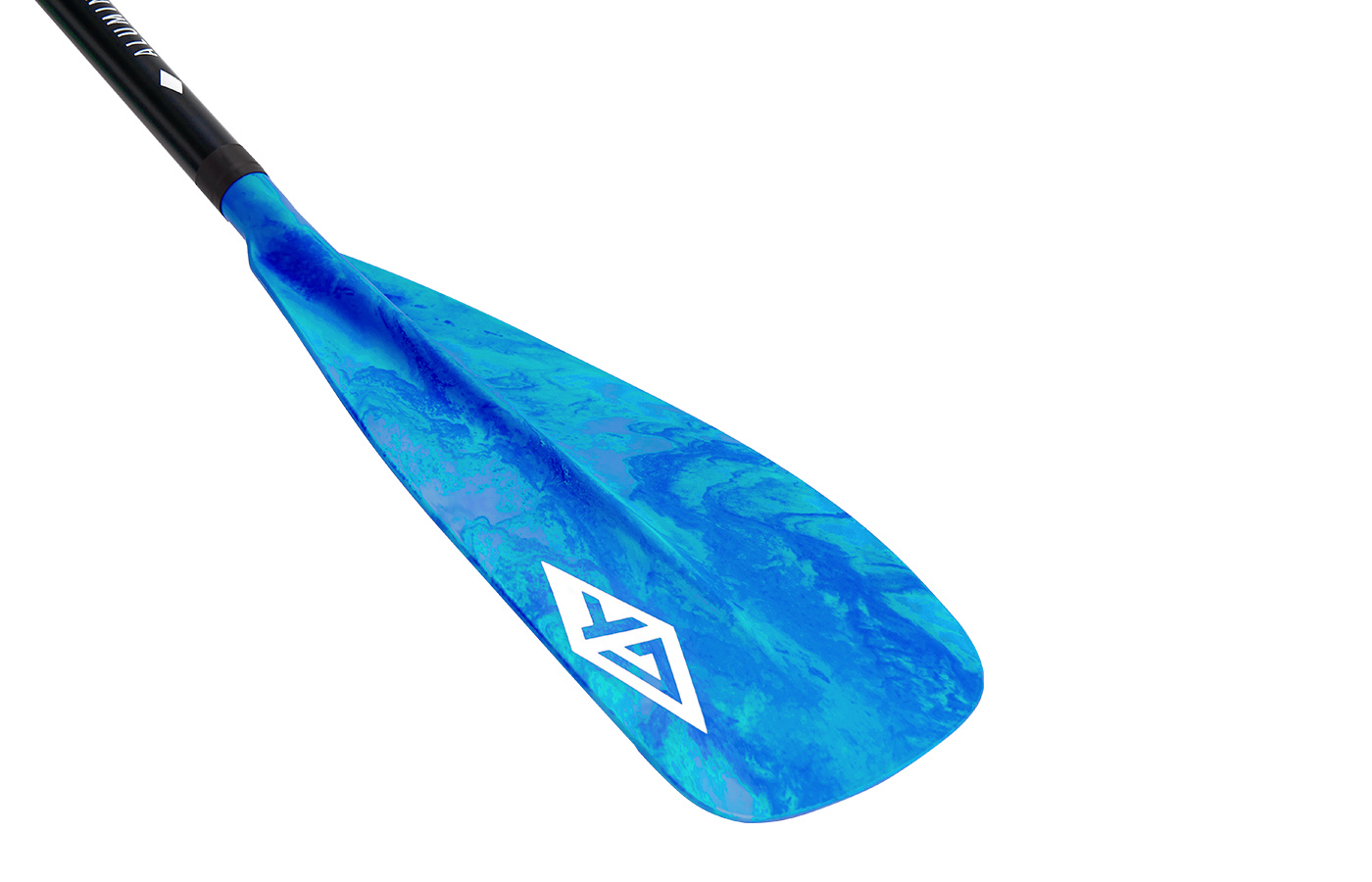 WITH A SMALLER BLADE AREA AT 510 CM2/ 79 SQ.IN. THE VISION PADDLE IS GREAT FOR YOUNGER PADDLER TO START THEIR EARLY SUP CAREER. A UNIQUE AQUATONE “WAVE” PATTERN IS INTEGRATED IN THE MOLDED PLASTIC MATERIAL OF THE BLADE. THIS BEAUTIFUL DESIGN GIVES MAXIMUM VISUAL IMPACT.