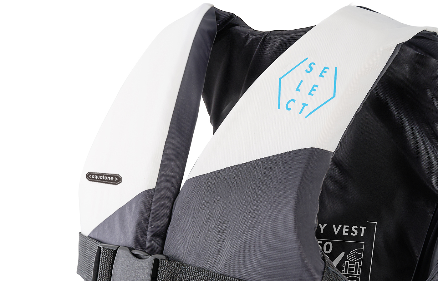 WE WEREN’T KIDDING WHEN WE SAY SAFETY FIRST. OUR SELECT SAFETY VEST HAVE UNDERGONE RIGOROUS TESTS FROM EXTREME STRESS TESTS TO THE FABRIC AND BUCKLE TO PRECISION FLOTATION EXAMINATIONS TO ENSURE THE SELECT IS CERTIFIED UNDER ISO-12402 REGULATIONS.